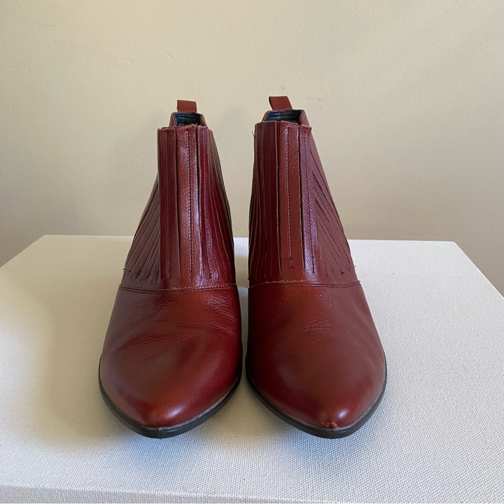 ECCO Booties Shape 45 Leather Pointed Toe Slip-on - Picture 7 of 12